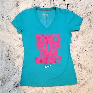 Nike dri fit top